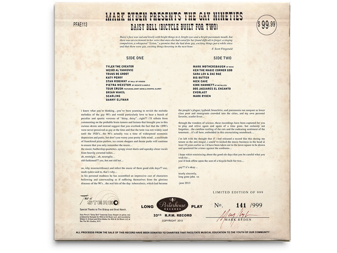 The Gay ‘90s: Olde Tyme Music